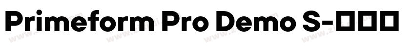 Primeform Pro Demo S字体转换